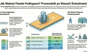 Przewodnik po klasach ścieralności paneli podłogowych. Wybierz odpowiednią klasę AC do pomieszczenia, by zapewnić trwałość podłogi.