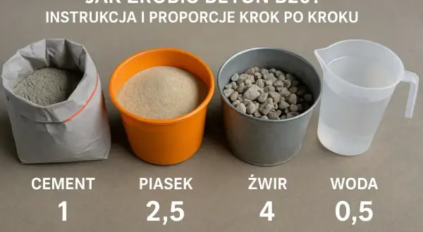 Suchy beton w betoniarce: idealne proporcje i instrukcja krok po kroku
